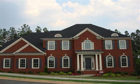 metal roof colors on red brick house|shingle color for brick house.